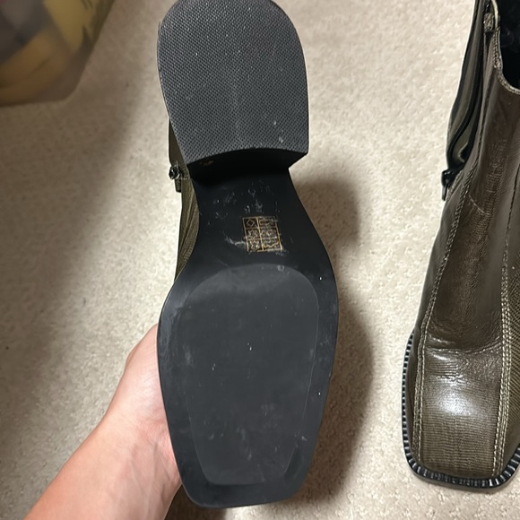 Jeffrey Campbell Green Square Toe Boots - Picture 3 of 4